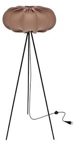 Smeđa stojeća svjetiljka s tekstilnim sjenilom (visina 147 cm) Cafee – Candellux Lighting