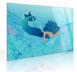 Staklena slika - Mermaid (70x50 cm)
