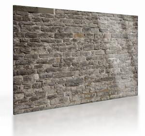 Staklena slika opečne stene (70x50 cm)