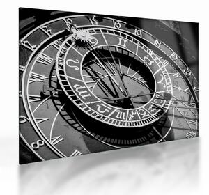 Staklena slika - Astronomska ura, Praga, Češka (70x50 cm)