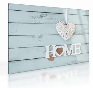 Staklena slika - I love home (70x50 cm)
