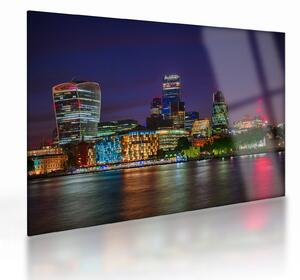 Staklena slika - Večerni London (70x50 cm)