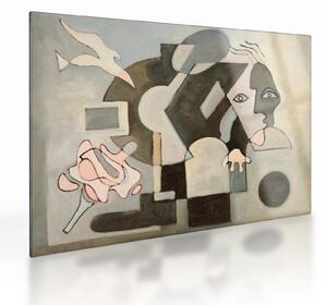 Staklena slika - kubizem (70x50 cm)