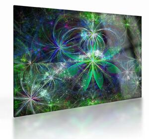 Staklena slika - Abstraktne geometrijske oblike (70x50 cm)