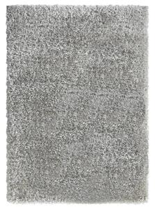 VidaXL Čupavi tepih s visokim vlaknima sivi 120 x 170 cm 50 mm