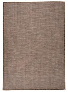 VidaXL Vanjski tepih ravnog tkanja 160 x 230 cm smeđi