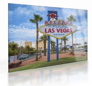 Staklena slika - Las Vegas (70x50 cm)