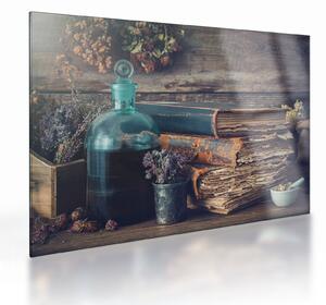 Staklena slika - Lekarniška miza (70x50 cm)
