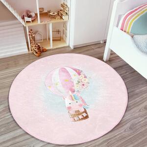 Ružičasti dječji tepih ø 80 cm Comfort – Mila Home