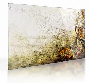 Staklena slika - Moč glasbe (70x50 cm)