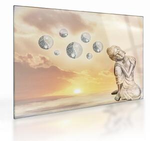 Staklena slika - Čas meditacije (70x50 cm)