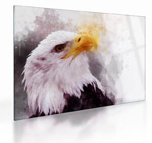 Staklena slika orla (70x50 cm)