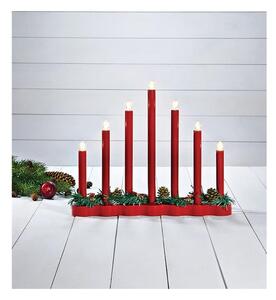 Crveni svjetlosni ukras s božićnim motivom Hol – Markslöjd