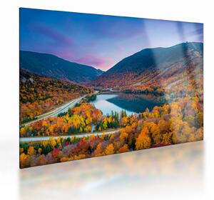 Staklena slika - White Mountain, New Hampshire, ZDA (70x50 cm)