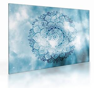 Staklena slika - Nebeška mandala (70x50 cm)