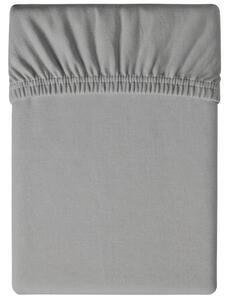 Jersey plahta svijetlosiva 90 x 200 cm