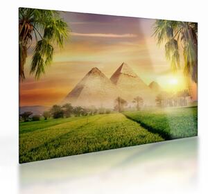 Staklena slika - Piramide (70x50 cm)