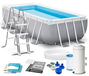 Intex okvirni bazen 400 × 200 × 100 cm s filtracijskom pumpom plavi