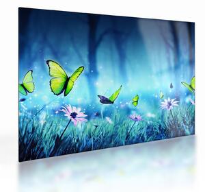Staklena slika - Mistična gozdna jasa (70x50 cm)