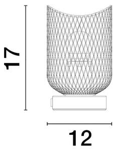 LYRON STOLNA LAMPA E27 IP20/MATT BIJELA NL9555800