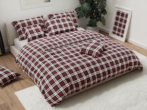 Pamučna posteljina BLOCK crvena Dimenzije posteljine: 70 x 90 cm | 140 x 200 cm