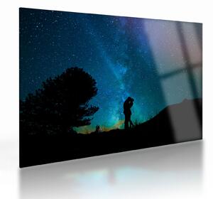 Staklena slika - Susret pod zvijezdama (70x50 cm)