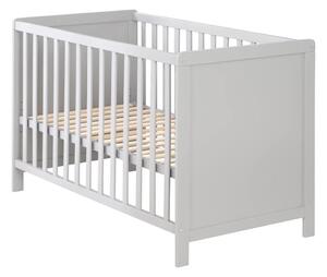 Svijetlo sivi dječji krevet 60x120 cm – Roba