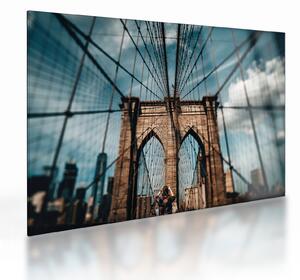 Staklena slika - Brooklyn Bridge (70x50 cm)