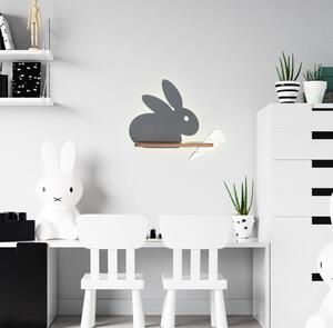 Siva dječja svjetiljka Rabbit - Candellux Lighting