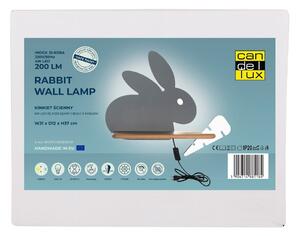 Siva dječja svjetiljka Rabbit - Candellux Lighting