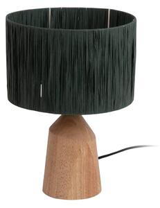 Crna stolna lampa sa sjenilom od papirne špage (visina 35,5 cm) Sheer Trapeze – Leitmotiv