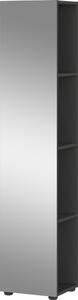 Antracitno sivi kupaonski ormarić 31x144 cm Vasio – Germania