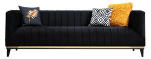 Crna sofa 222 cm Bellino – Artie