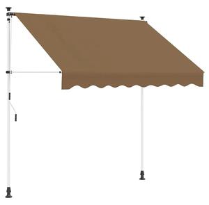 Ručno sklopiva tenda Bež 350 cm - Bež 350 cm Bijeli okvir