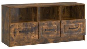 TV ormar Dimljeni hrast 102 x 34 5 x 47 cm Konstruirano drvo - Dimljeni hrast