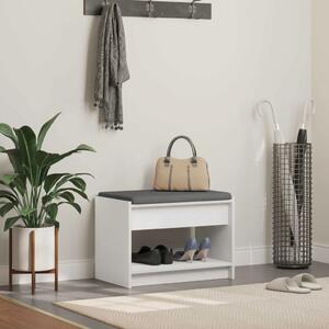 Klupa za hodnik Bijeli 63 x 38 x 45 cm - Bijeli 63 cm