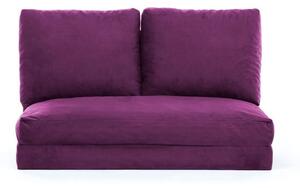Ljubičasta sklopiva sofa 120 cm Taida – Balcab Home