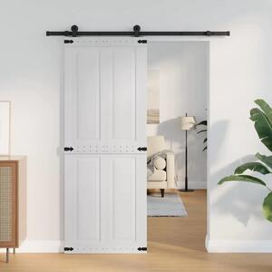 Vrata staje CORONA 80 x 210 cm Masivna borovina Bijela - 80 x 210 cm Bijela