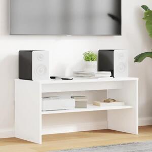 TV ormar 80 x 35 x 40 cm Bijelo Konstruirano drvo - Bijelo 80 x 35 x 40 cm
