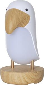Bijelo-smeđa LED dječja noćna svjetiljka Toucan - Star Trading