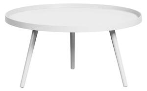 Bijeli okrugli stolić za kavu ø 78 cm Mesa – WOOOD