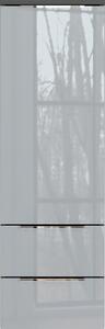 Sivi visok/zidni kupaonski ormarić 36x111 cm Vasio – Germania