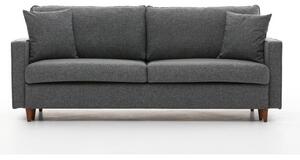 Tamno siva sklopiva sofa 210 cm Eva – Balcab Home