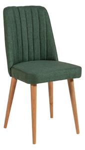 Zelena baršunasta blagovaonska stolica Stormi Sandalye – Kalune Design