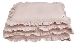 Bellamy Lanena posteljina za krevetić DUSTY PINK, vel. M