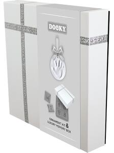 Dooky poklon set Ornament i kutija za uspomene - White