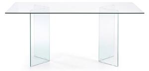 Blagovaonski stol sa staklenom pločom stola 90x200 cm Burano – Kave Home