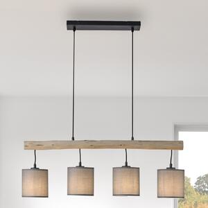 Viseća lampa Green Tribu, papirna sjenila, četiri žarulje