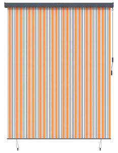 Rolo zavjesa Žuta i plava 220 x 250 cm Tkanina i aluminij - Žuta i plava 220 x 250 cm