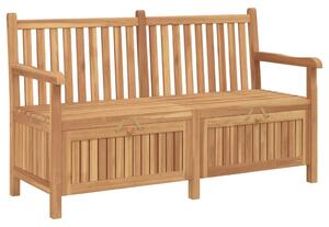 Vrtna klupa s pohranom 150 x 60 x 90 cm Čvrsto teak drvo - 150 cm